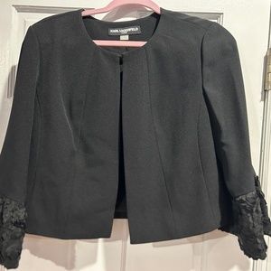 Karl Lagerfeld Paris Bolero Black Jacket, size M